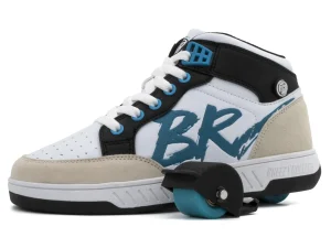 Breezy Rollers Sneakers Skater wit/zwart