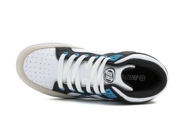 Breezy Rollers Sneakers Skater wit/zwart