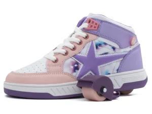 Breezy Rollers Sneakers Skater roze/wit/paars