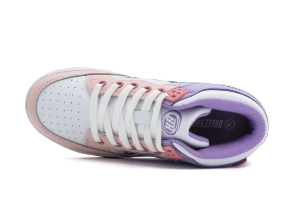 Breezy Rollers Sneakers Skater roze/wit/paars